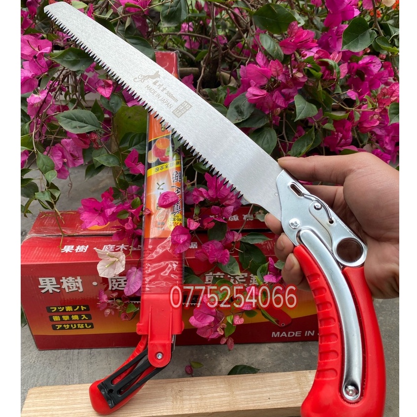 Cưa nhật cầm tay 350mm - Lưỡi thép SK5 tôi nhiệt