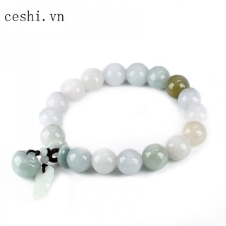 Natural luxury jade beaded bracelet