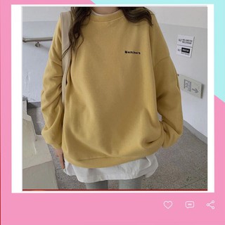 Áo Hoodie Trơn Nỉ Bông Thêu Chữ Sweater Members M6869 - Teen Fashion