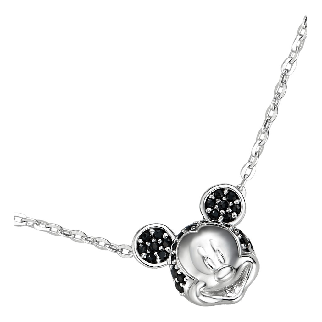 Dây cổ bạc đính đá Disney|PNJ Mickey ZTZTW000002