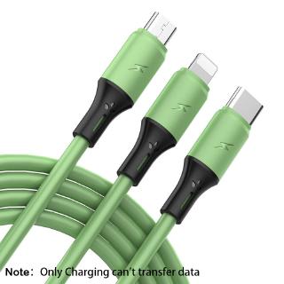 Dây Cáp Sạc 3 Trong 1 Cho Iphone Android Type C