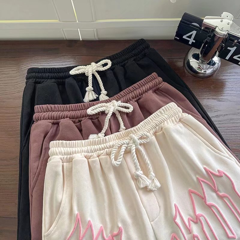 Quần Short Thể Thao Dáng Rộng In Chữ Thời Trang Hàn Quốc Cho Nam Size M-3XL