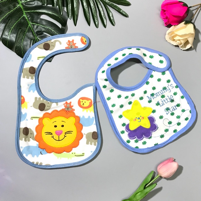 Yếm ăn dặm 3 lớp siêu xinh cho bé