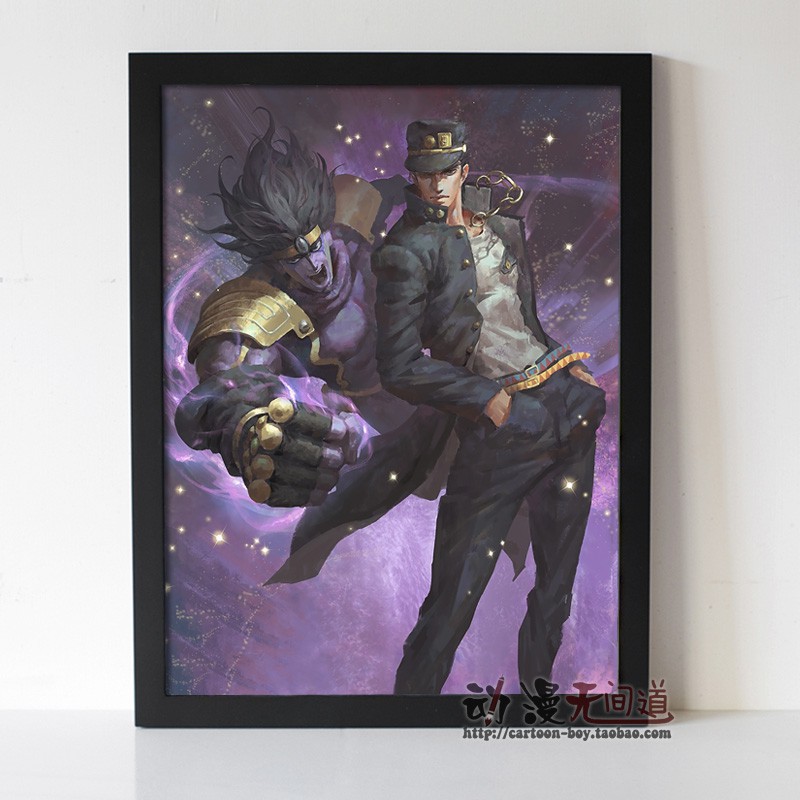 Tranh Treo Poster Hoạt Hình Anime Nhật Bản Jojo 's Bizarre Adventure Sky Taro