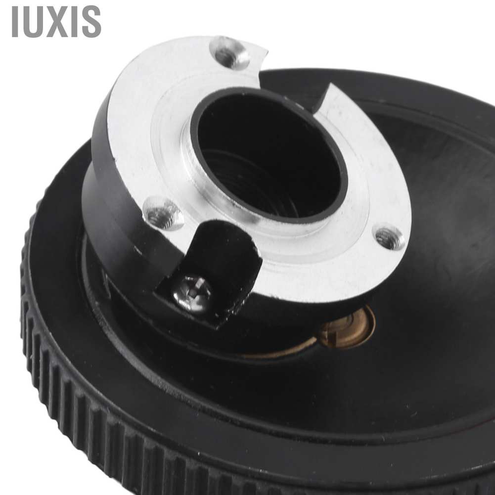 Iuxis Microscope 4‑Hole Adapter Objective Lens Revolving Nosepiece Converter with RMS Interface