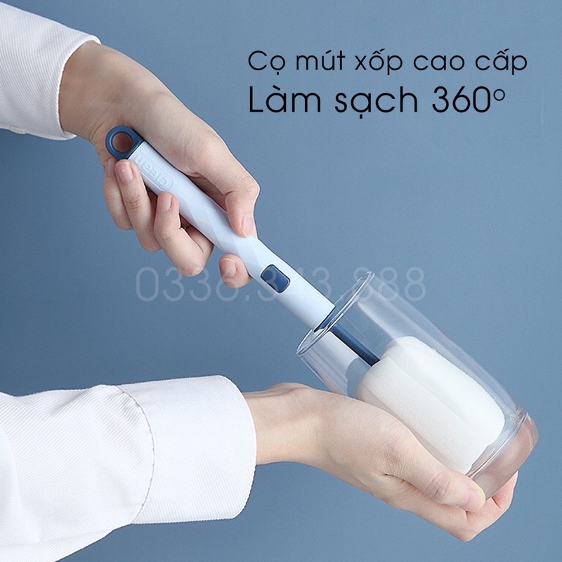 Cọ rửa bình sữa mút xốp cho bé