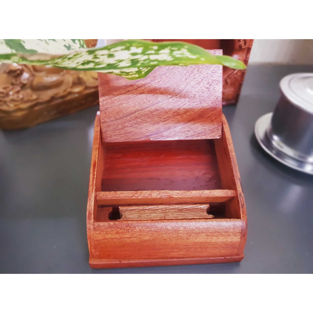 HỘP ĐỰNG THUỐC LÁ THÔNG MINH - GỖ HƯƠNG 100%