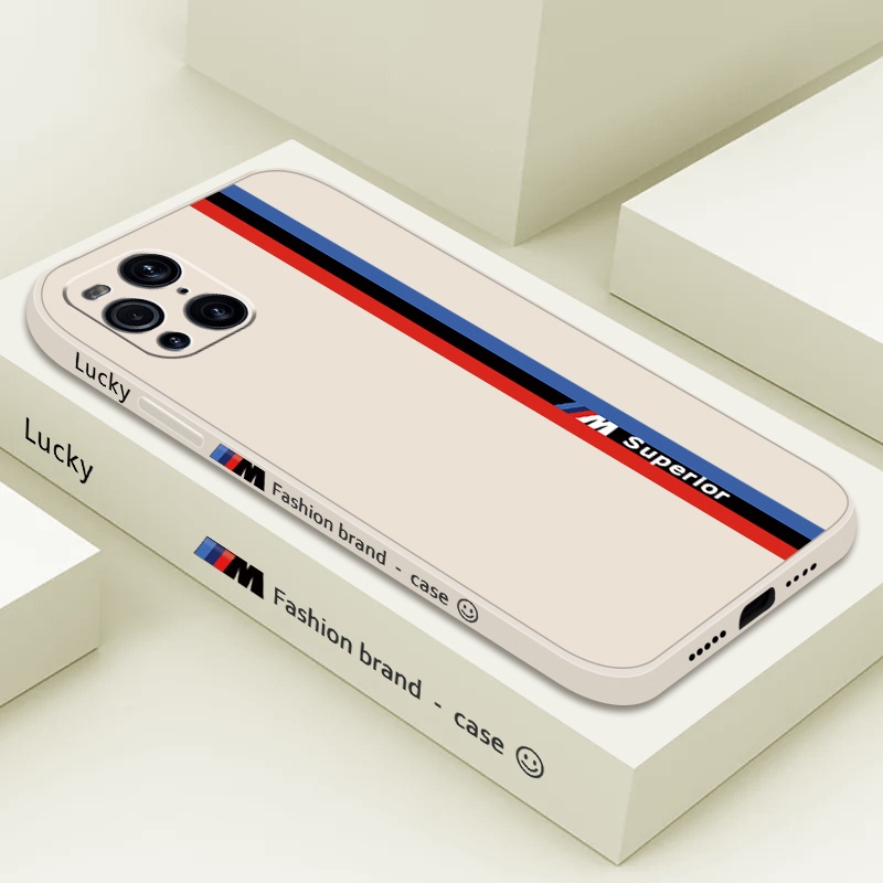 Ốp điện thoại TPU mềm hình logo đua xe cá tính M3 màu cho OPPO Find X3 / Find X3 Pro / Find X2 Lite / Find X2 NEO