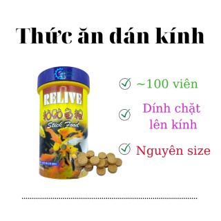 Thức ăn cá viên dán hãng ReLive chuyên dùng cho cá thủy sinh - 50g