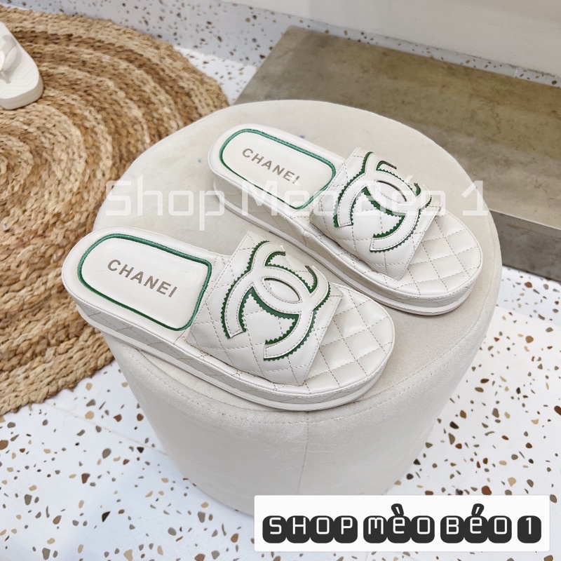 Dép cn quai logo ngang fullbox fullbox hàng quảng châu cao cấp