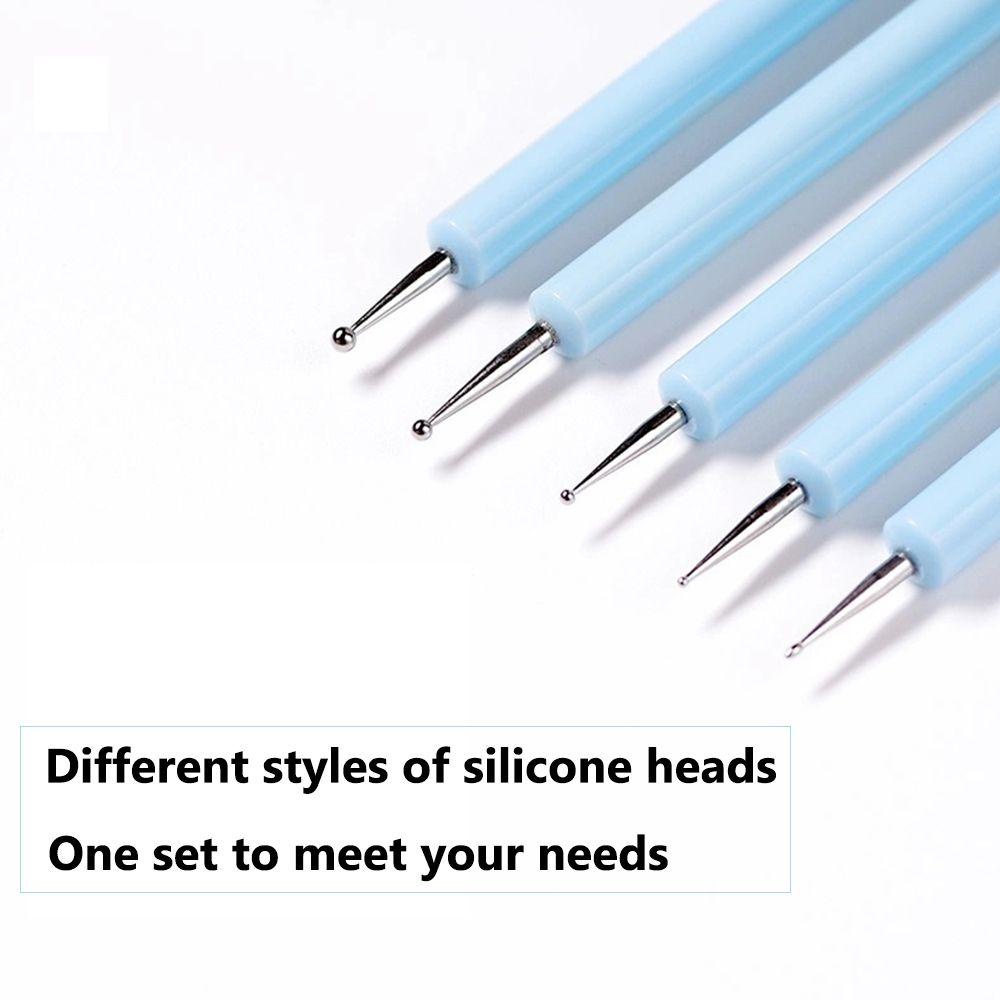Bàn Chải silicone Tự Chạm Khắc Móng Tay Tiện Dụng