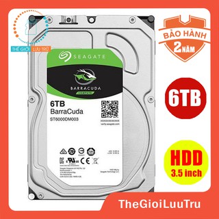 Ổ cứng máy tính Seagate Baracuda 6TB 4TB 2TB Hàng chính hãng bảo hành 3 năm