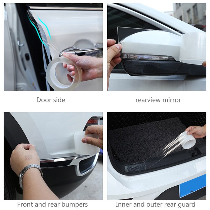 Miếng dán nano SEAMETAL đa năng bảo vệ cửa xe hơi chống trầy xước