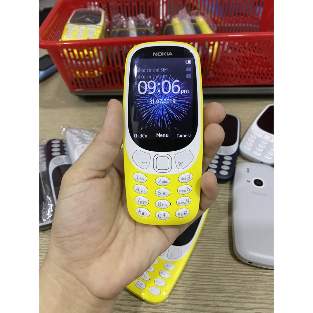 Điện thoại NOKIA 3310 Zin chính hãng 2 sim full phụ kiện. Pin Zin