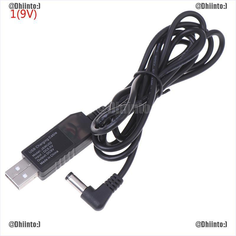 Dây cáp chuyển đổi Usb Dc 5V To Dc 9V 12V 2.1x5.5mm