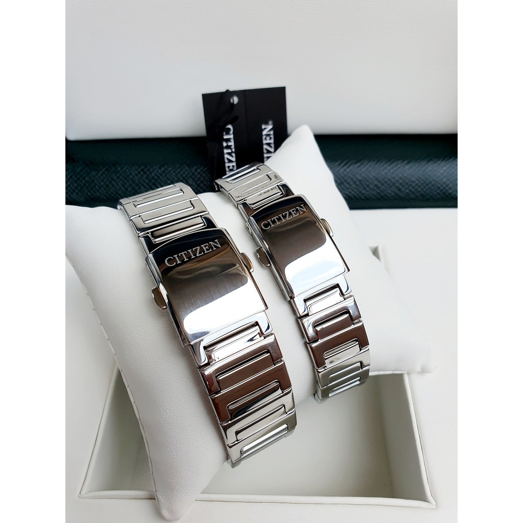 Đồng hồ đôi Citizen BE9180-52E Nam & EQ9060-53E Nữ - Máy Quartz Pin