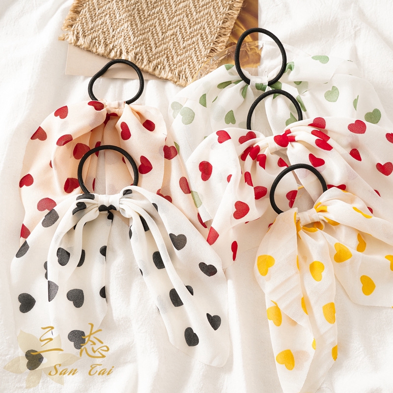 Dây cột tóc hình trái tim cho nữ