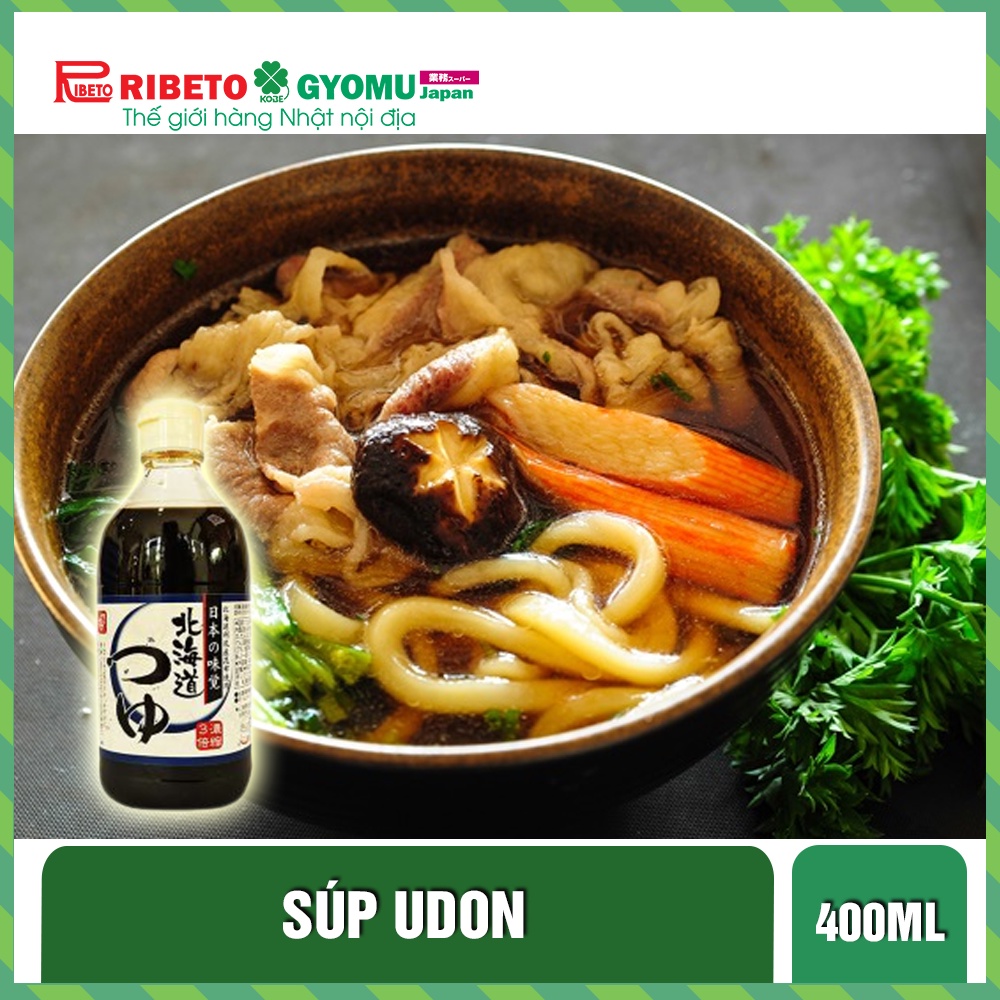 Súp Udon 400ml  Nước tương nấu mì  - Nhật Bản