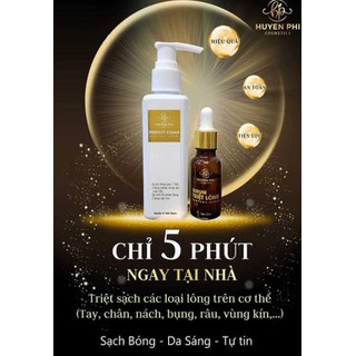 Kem tẩy lông Huyền Phi và serum triệt lông Simshop102 An Toàn Không Đau Rát Tẩy Lông Body Toàn Thân Chính Hãng