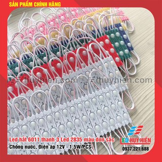 Led hắt 3 bóng 6011 1.5W các màu (huyhien.vn bánh quà tặng)