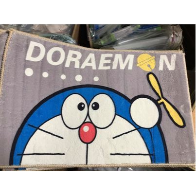 Thảm lông lót sàn Doraemon/ Thảm trang trí họa tiết Doraemon/ Thảm dặm chân Doraemon