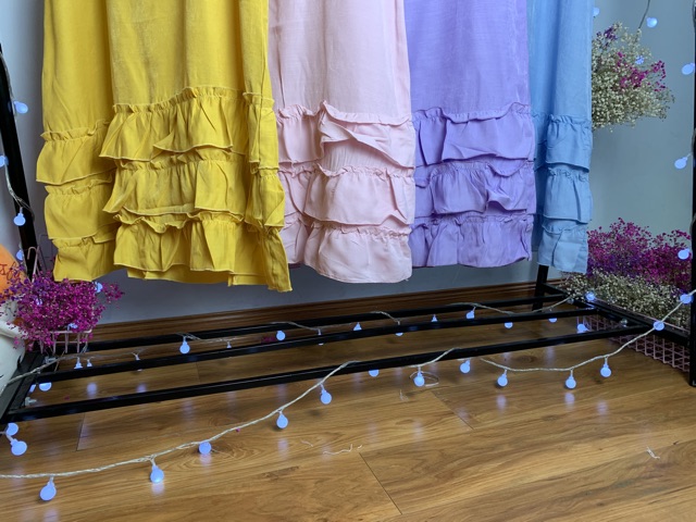 [ Mã FAMAYWA2 giảm 10K đơn 50K] Váy đũi sát nách chân bèo tầng | BigBuy360 - bigbuy360.vn