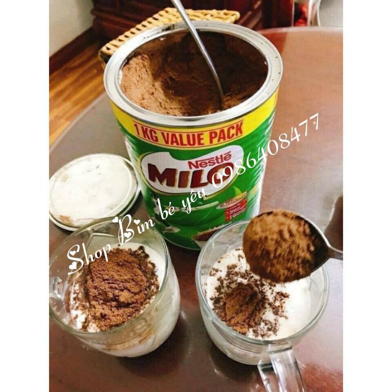 [12/2021]Sữa Bột Dinh Dưỡng Milo Nestle Úc Hộp 1kg