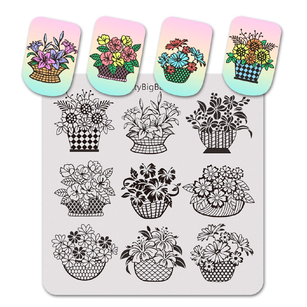 [Hàng mới về] Bộ khuôn trang trí móng tay xinh xắn chất lượng cao