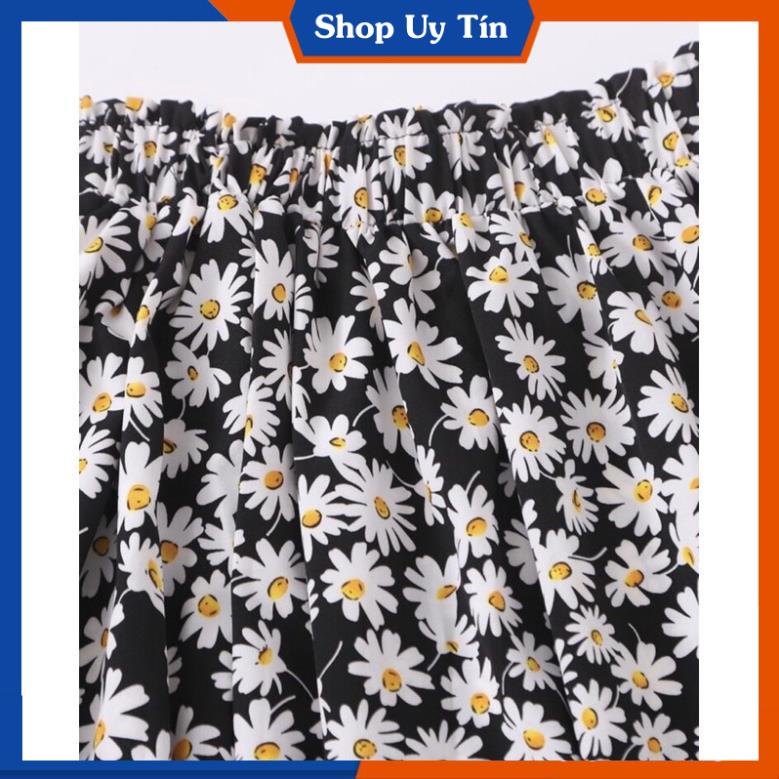 [Hàng Cao Cấp] -  Chân váy dài nữ hoa cúc mùa hè siêu xinh | BigBuy360 - bigbuy360.vn