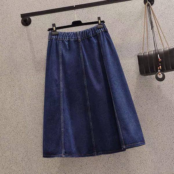 C1231K Chân váy jean xoè nữ hè cho người mập hàng nhập