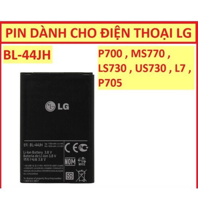 Pin LG BL 44-JH xịn bảo hành 3 tháng