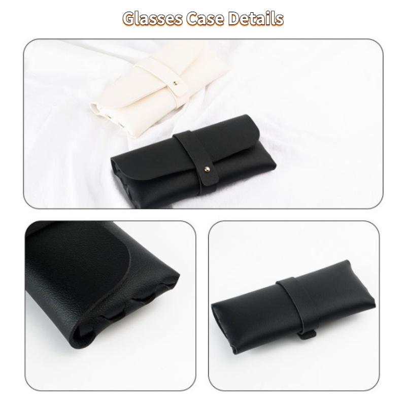 Hộp da JIUERBA đựng mắt kính thời trang mới 7cmx5cm