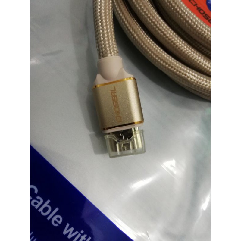 Dây Cáp 3m HDMI Choseal 2.0/4K/UHD/ Cao Cấp tốc độ cao,dùng cho tivi, máy tính,loa/PHUKIEN QN95