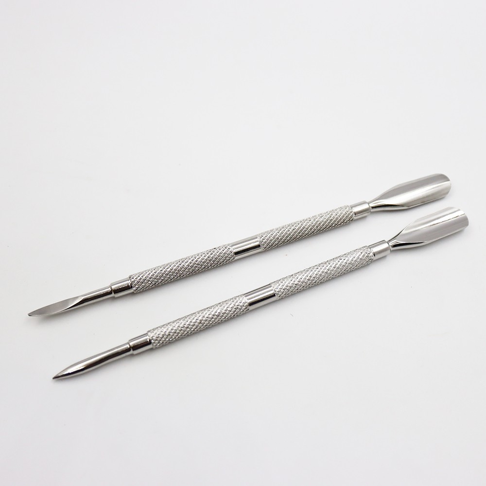 Cây đẩy da chết nail, cây sủi da inox 2 đầu cao cấp Jeliva Chính Hãng