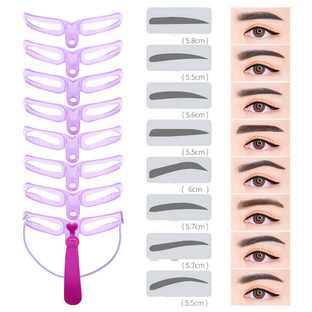 (hàng Mới Về) Khuôn Kẻ Lông Mày 8 Kiểu Khác Nhau Dễ Sử Dụng D9v6 | BigBuy360 - bigbuy360.vn