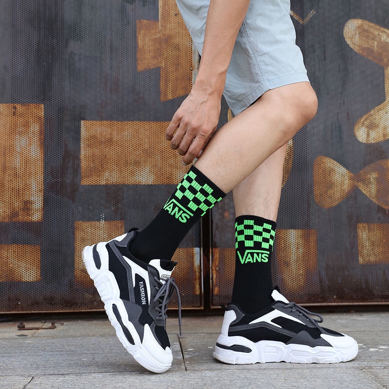Vớ Cotton Mềm Họa Tiết Dễ Thương Unisex