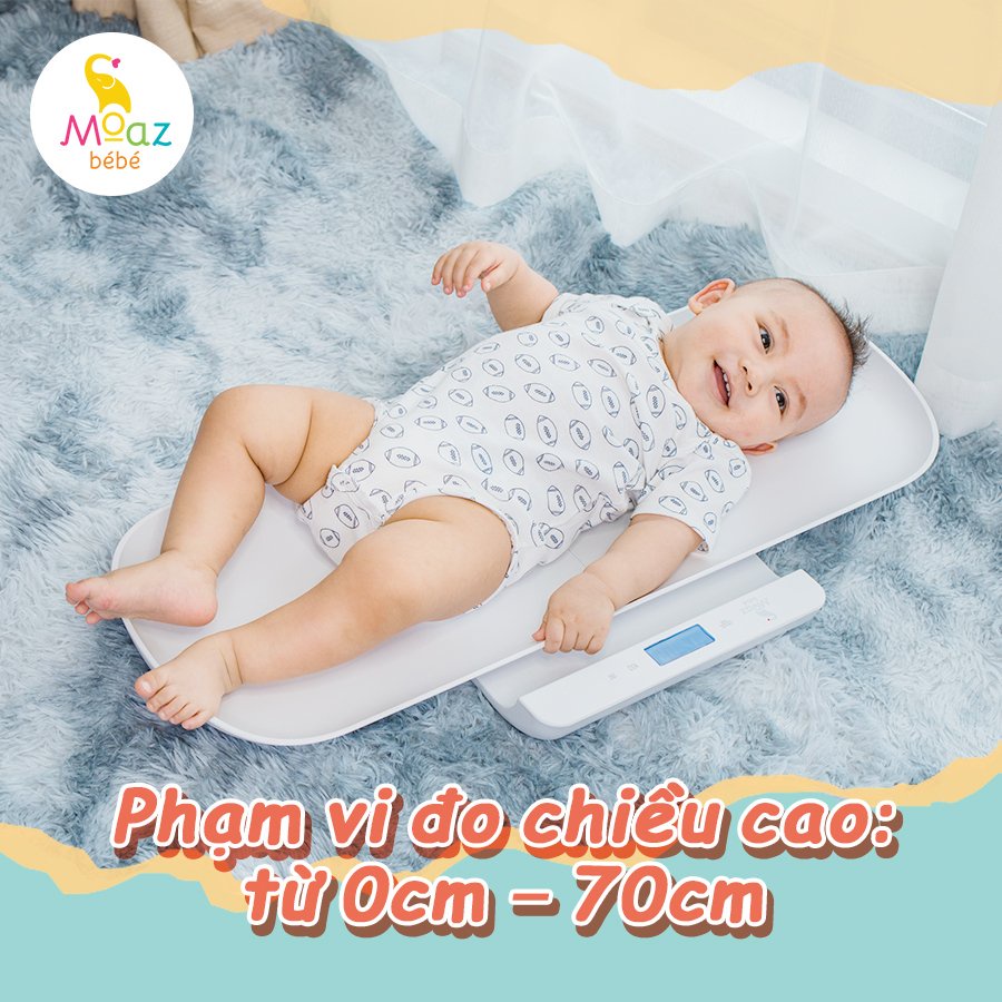 Cân điện tử cho mẹ và bé Moaz bebe Mb-022 hàng chính hãng bảo hành 1 năm