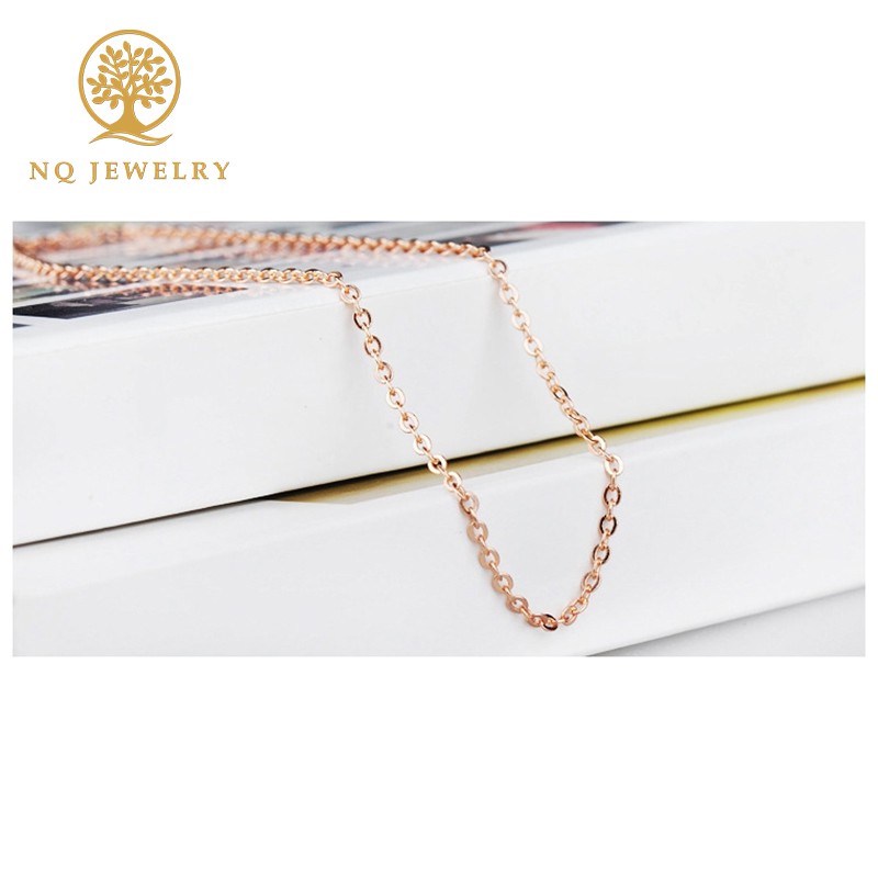 Dây chuyền cổ nữ hợp kim màu vàng - NQ Jewelry