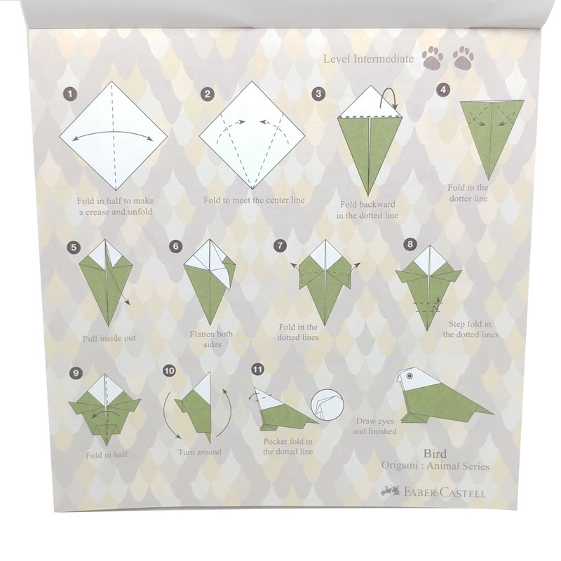 Giấy Nghệ Thuật Origami Washi - Animal - Faber-Castell 171516