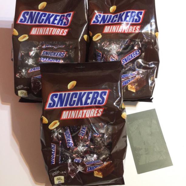 (2 loại) Chocolate Miniatures Snickers & Bounty 150gr (Hàng Đức)
