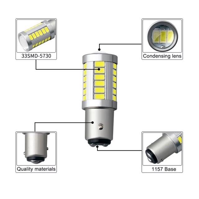 Đèn led hậu 33 tim (Rẻ nhất thị trường) dành cho các loại xe máy