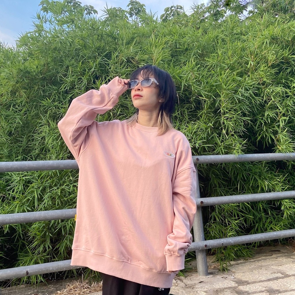 Áo Sweashirt nỉ tay dài D'BAKU Rainbow Logo (Tặng kèm túi Tote)