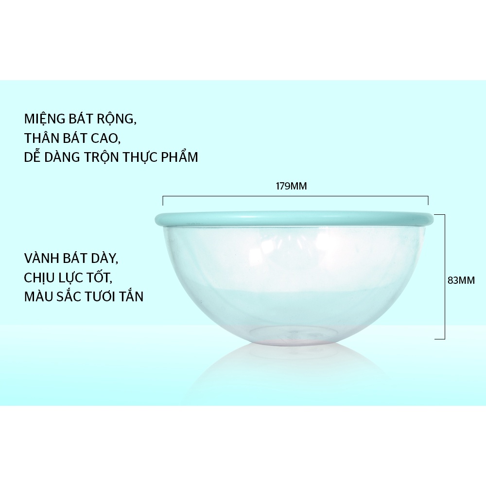 Bát trộn thực phẩm Sunhouse BioZone KB-MI1200S1 1200ml