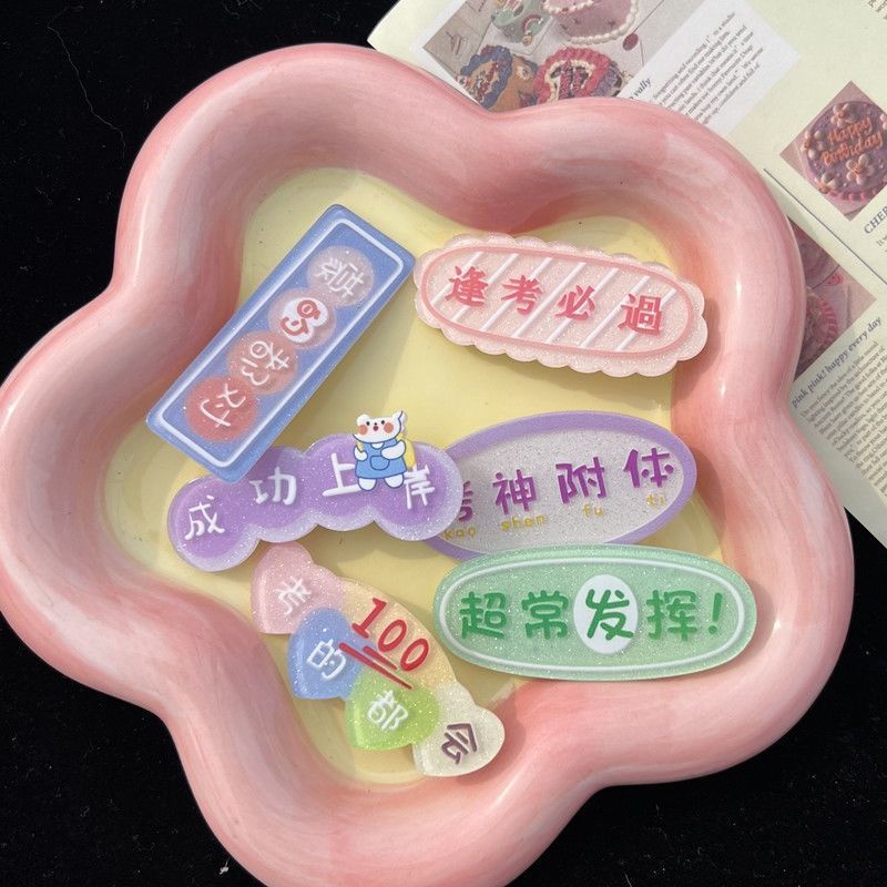 Kẹp Tóc Thiết Kế Chữ Sáng Tạo Dễ Thương Dành Cho Nữ