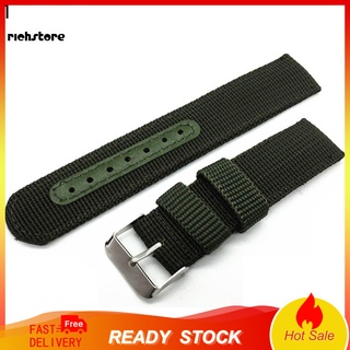 Dây đeo đồng hồ bằng nylon 18mm / 20mm / 22mm / 24mm phong cách quân đội năng động cho nam