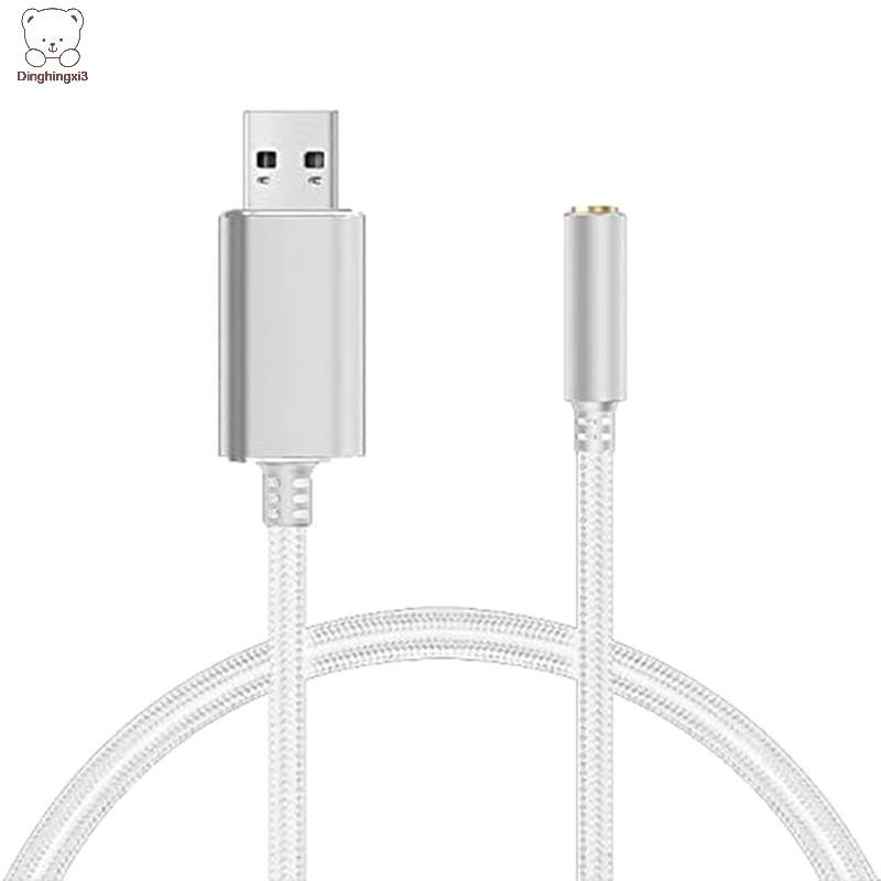Dây Cáp Chuyển Đổi Thẻ Âm Thanh Usb Sang 3.5mm Chuyên Dụng | BigBuy360 - bigbuy360.vn