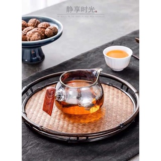 Tống thủy tinh cán gỗ đa sắc