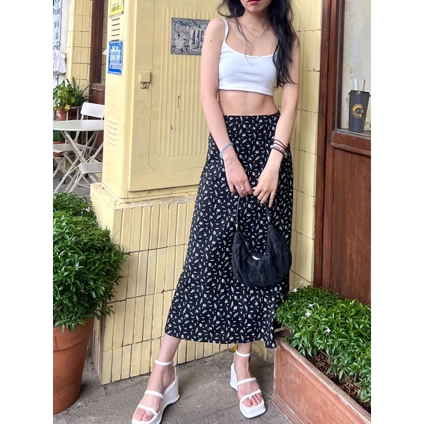 HINWORKSHOP | Chân váy đuôi cá Floral Long Skirt