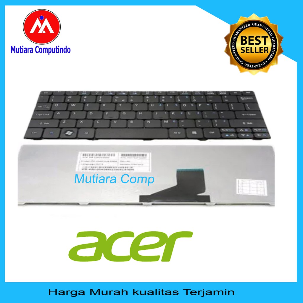 Miếng Dán Bàn Phím Màu Đen Acer Aspire One D255 Ao255 Ao257 D260 D270