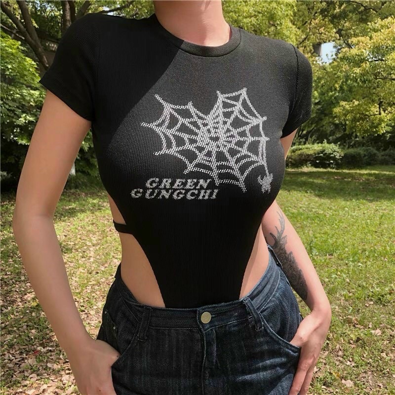 Bodysuit mạng nhện Green sexy - A0N